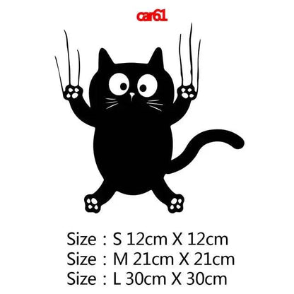 #10 Cute Cat Car Stickers Wrap Vinyl Cars Window Body Decoration to cover scratches Motorcycle Decal Stickers - Trendypet's Zone