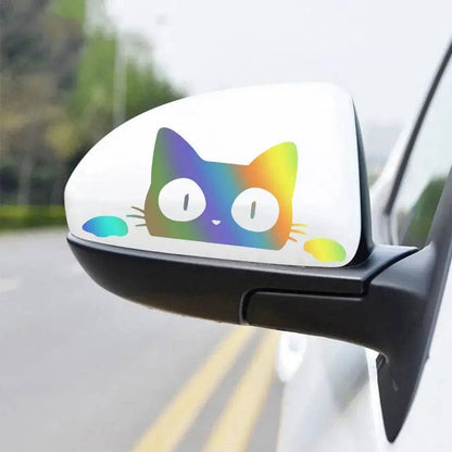 #10 Cute Cat Car Stickers Wrap Vinyl Cars Window Body Decoration to cover scratches Motorcycle Decal Stickers - Trendypet's Zone