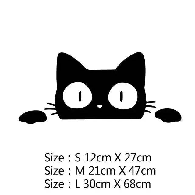 #10 Cute Cat Car Stickers Wrap Vinyl Cars Window Body Decoration to cover scratches Motorcycle Decal Stickers - Trendypet's Zone