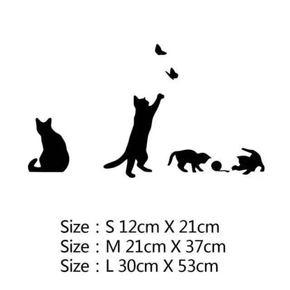 #2 Cute Cat Car Stickers Wrap Vinyl Cars Window Body Decoration to cover scratches Motorcycle Decal Stickers - Trendypet's Zone