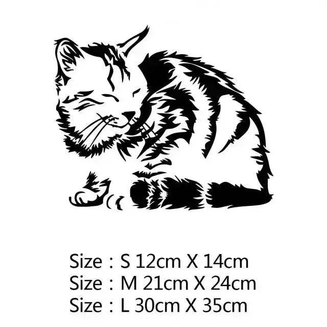 #5 Cute Cat Car Stickers Wrap Vinyl Cars Window Body Decoration to cover scratches Motorcycle Decal Stickers - Trendypet's Zone