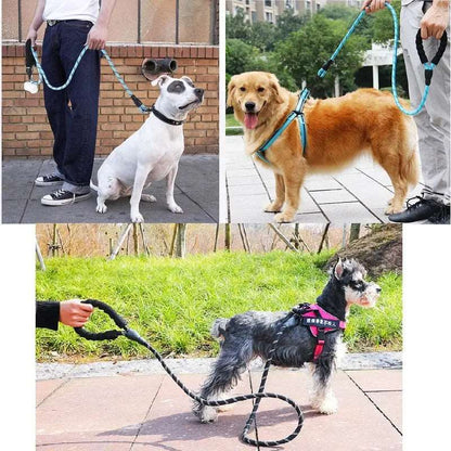 Blue 150/200/300cm Strong Pet Reflective Leash For Big Small Medium Large Dog Drag Pull Tow TRENDYPET'S ZONE