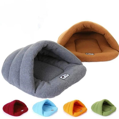 Camel Warm fleece pet sleeping bag pet nest dog nest cat nest rabbit nest large and medium pet nest pet house - Trendypet's Zone