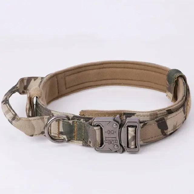 Camouflage Durable Tactical Dog Collar Leash Set Military Pet Collars Heavy Duty For Dogs Training Accessories TRENDYPET'S ZONE