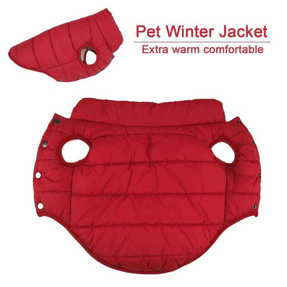 Coffee Pet Winter Dog Clothes Jackets Suit Warm Fleece Vest Small Large Dog Waistcoat Clothing Pet Supplies TRENDYPET'S ZONE