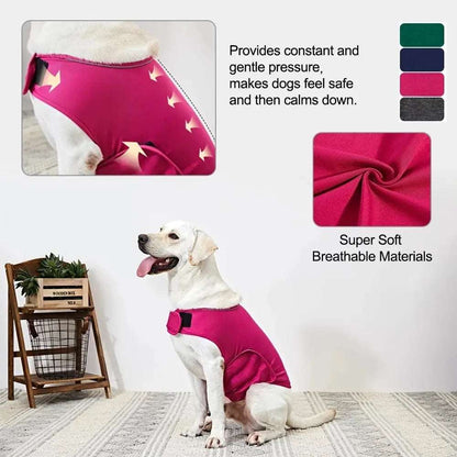 Dog Thunder Shirt Vest XS-XL Pet Dog Anxiety Jacket Vest Reflective Vest For Small Medium Large Dog Clothes Shirt Dog Supplies Product - Trendypet's Zone