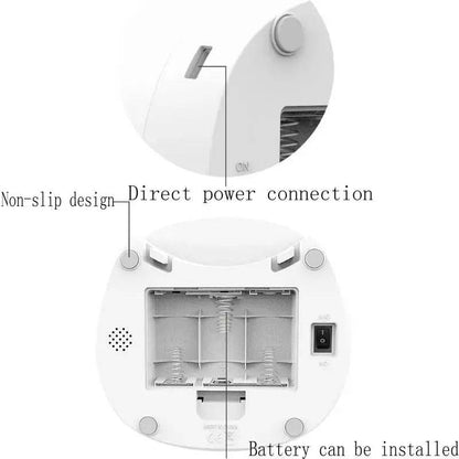 Dual Power Supply 3.5L Robot Smart Automatic Pet Food Dispenser For Dog Cat Bowl Timer Water Dispenser Auto Sensor No Wifi - Trendypet's Zone