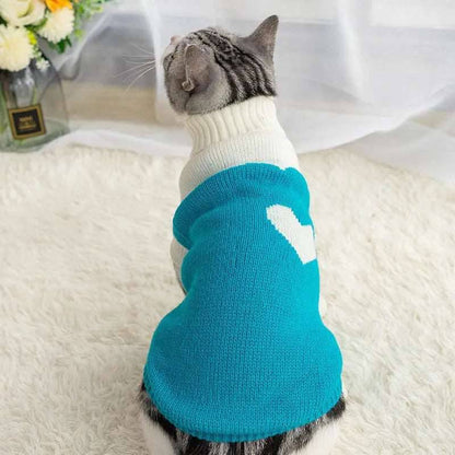 Pink Rabbit Cat Kitten Sweater Winter Warm Clothes For Small Medium Dogs Coat Pet Outfit TRENDYPET'S ZONE