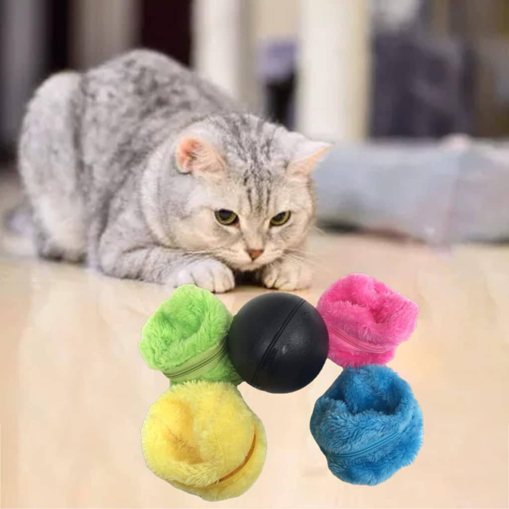 Magic Roller Ball Toy Cat Pet Toy Interactive Funny Chew Plush Rolling Ball TRENDYPET'S ZONE