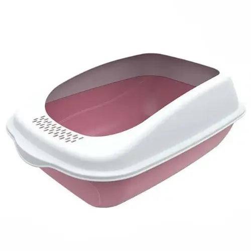 Pink Fully Enclosed - Semi-sealed Pet Cat Litter Box Fully Enclosed Anti-Splash Deodorant Cat Toilet for Cats Two-Way with Shovel High Capacity Cat Litter Tray - Trendypet's Zone