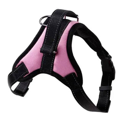 Pink Pet Dogs Adjustable Harness Small and Large Dog Harness Vest TRENDYPET'S ZONE