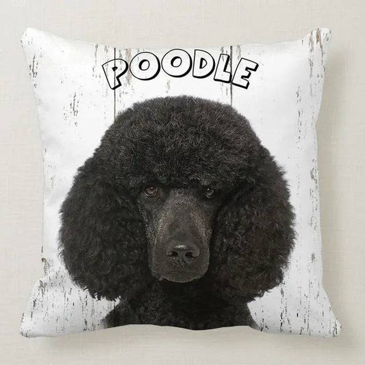 Poodle Cute Dog Pillowcase Car Bed Sofa Bedroom Decor Cushion Cover TRENDYPET'S ZONE