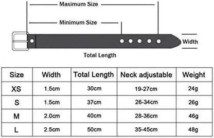 Purple Pet Dog Collar Bone Leather Durable Pet Supplies Accessories Neck Strap Collar for Dog Puppy Pug Collars for Small Large Dogs TRENDYPET'S ZONE