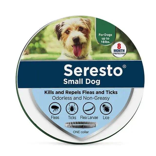 Seresto Small Dog Flea and Tick Collar, 8-Month Flea and Tick Collar for Small Dogs Up to 18lbs 38cm - Trendypet's Zone