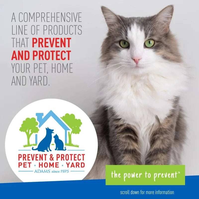 Adams Plus Flea & Tick Collar for Cats, Protection for 14 Months, One-Size-Fits-All, 7-Months Protection Each, 2 Collars - Trendypet's Zone