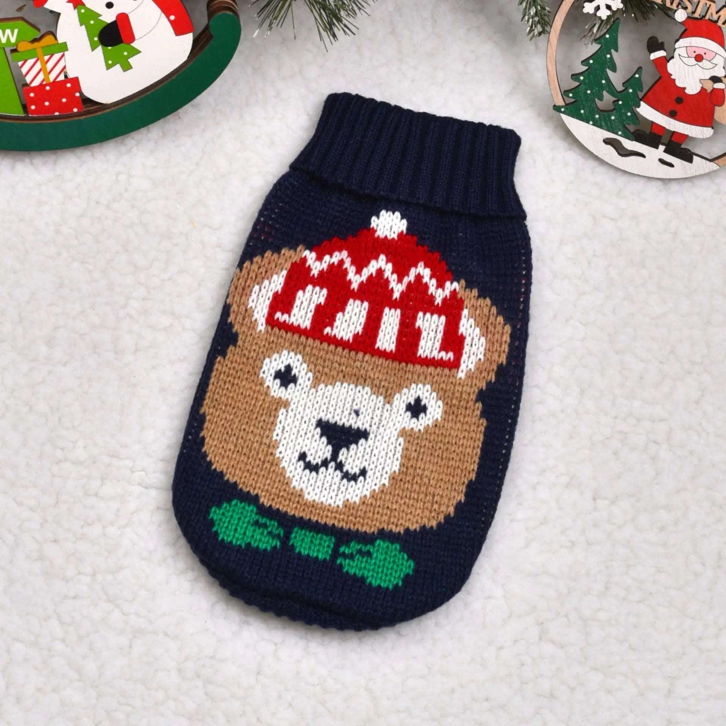 Bear Warm Knitted Pet Dogs Cats Sweater Winter Clothes TRENDYPET'S ZONE