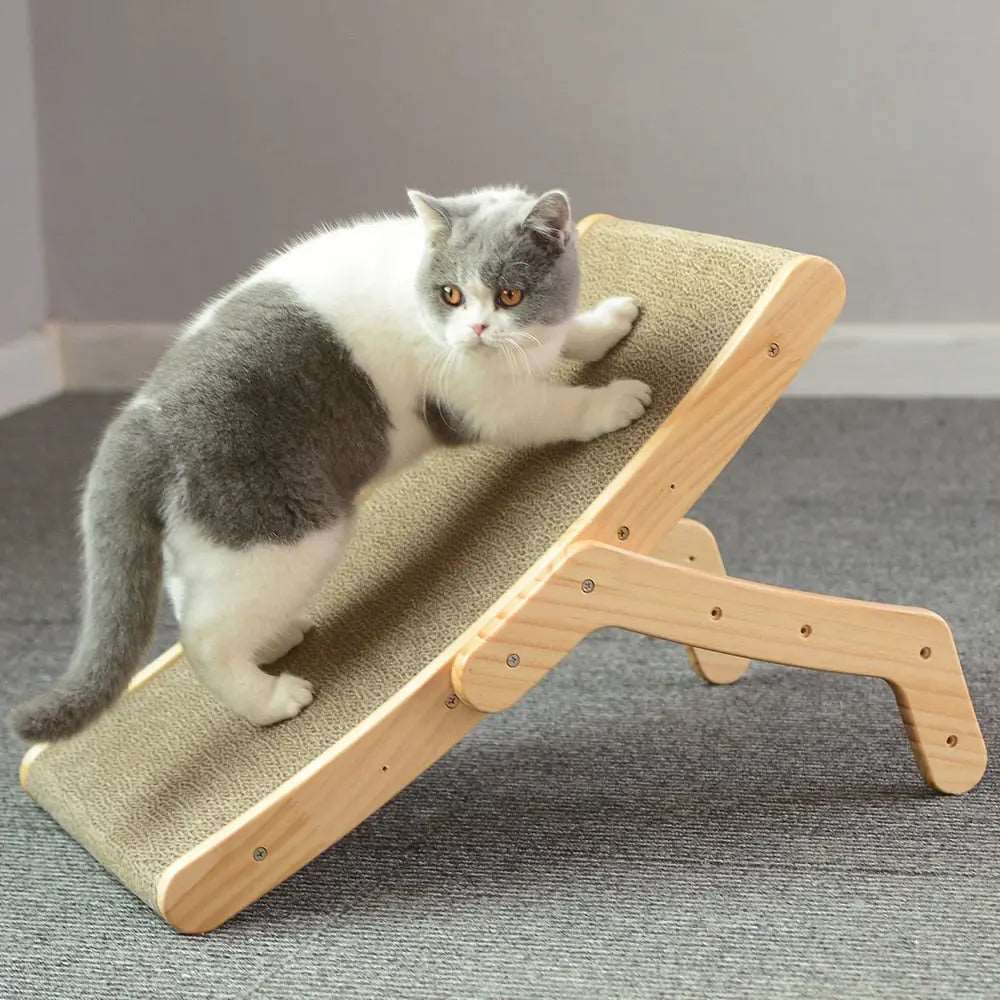 Bed Wood Anti Cat Scratcher Cat Scratch Board Bed 3 In 1 Pad Vertical Pet Cat Toys Grinding Nail Scraper Mat Training Grinding Claw - Trendypet's Zone