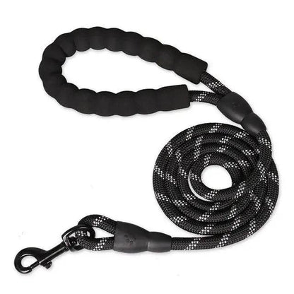 Black 150/200/300cm Strong Pet Reflective Leash For Big Small Medium Large Dog Drag Pull Tow TRENDYPET'S ZONE