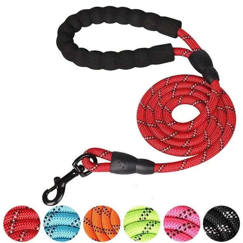 Black 150/200/300cm Strong Pet Reflective Leash For Big Small Medium Large Dog Drag Pull Tow TRENDYPET'S ZONE