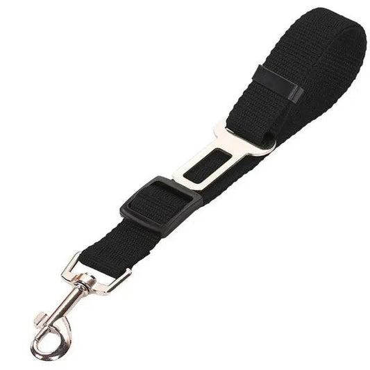 Black Base Model Pet Supplies Car Seat Belt Dog Seat Belt Dog Leash Vehicle Belt Adjustable Cushioning Elastic Reflective Safety Rope for Dog Cat TRENDYPET'S ZONE