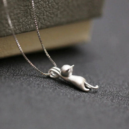 Black Cat Necklace for Women Cute Animal Pendant Funny Birthday Gift Fashion Necklace Jewelry - Trendypet's Zone