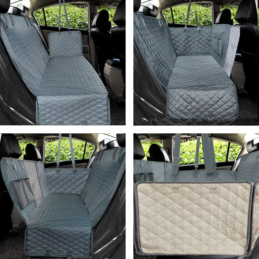 Black Dog Car Seat Cover Waterproof Pet Travel Dog Carrier Hammock Car Rear Back Seat Protector Mat Safety Carrier For Dogs - Trendypet's Zone