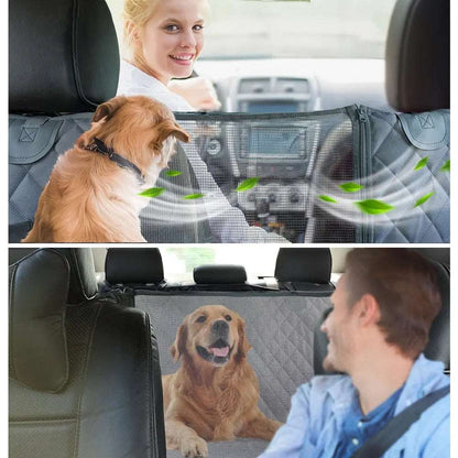 Black Dog Car Seat Cover Waterproof Pet Travel Dog Carrier Hammock Car Rear Back Seat Protector Mat Safety Carrier For Dogs - Trendypet's Zone