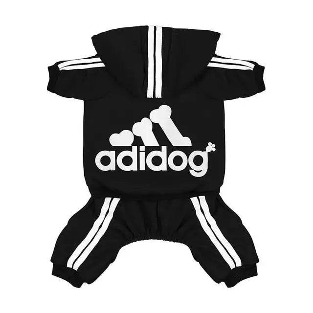 Black Dog Hoodies Winter Pet Jumpsuit Pajamas Four Legged TRENDYPET'S ZONE