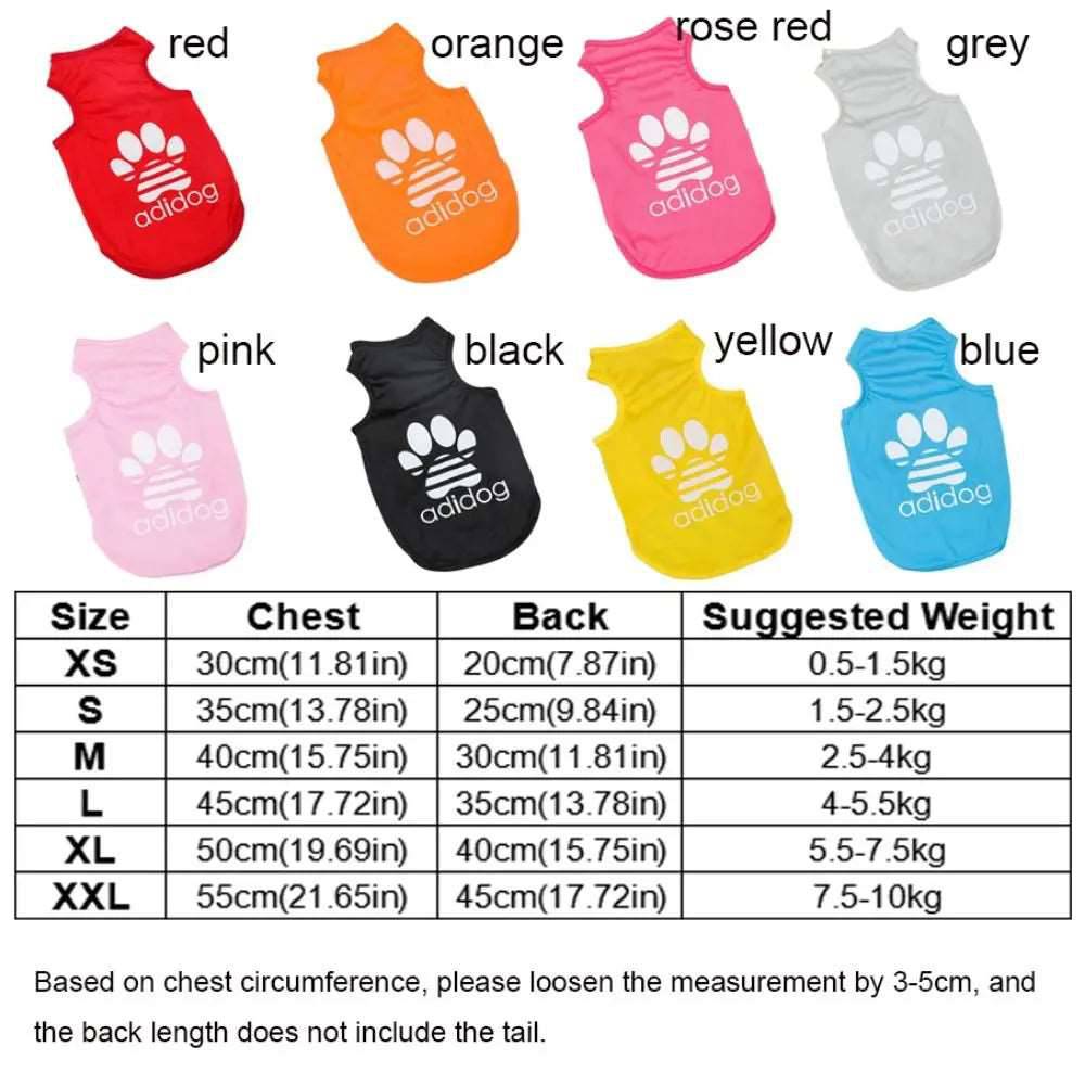 Black Dog Top Puppy Breathable Cool Mesh T-Shirt Cartoon Print Sun Protection Clothing Polyester Thin Vest Summer TRENDYPET'S ZONE