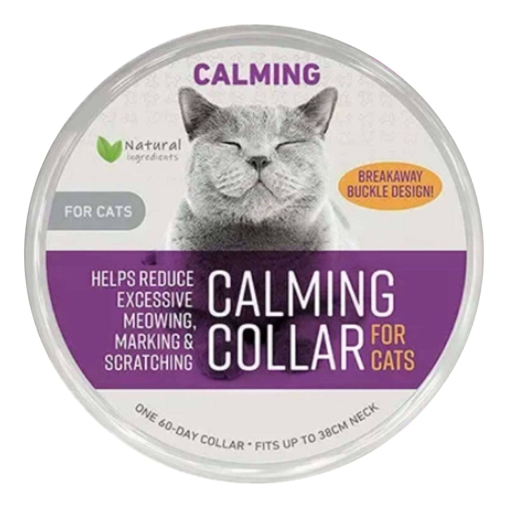 Black Safe Cat Calming Collar 1Pack/60Days Adjustable Anxiety Reduction Pheromone Lasting Natural Calm Pet Collar Boxed OPP Bag - Trendypet's Zone