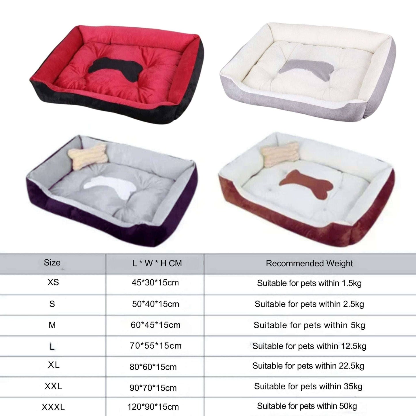 Black Warm Comfortable Dog Sleeping Sofa Bed Soft PP Cotton Nest For Small Medium Large Dogs Pet Puppy Kennel Basket Mat - Trendypet's Zone