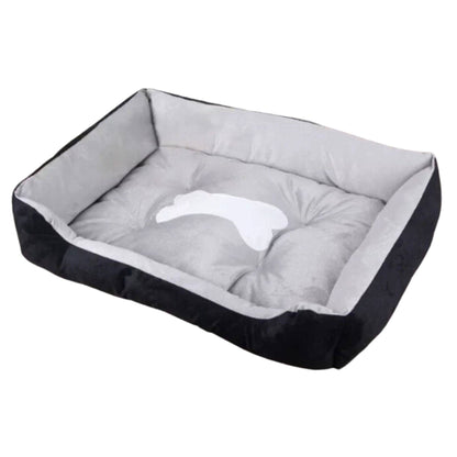 Black Warm Comfortable Dog Sleeping Sofa Bed Soft PP Cotton Nest For Small Medium Large Dogs Pet Puppy Kennel Basket Mat - Trendypet's Zone