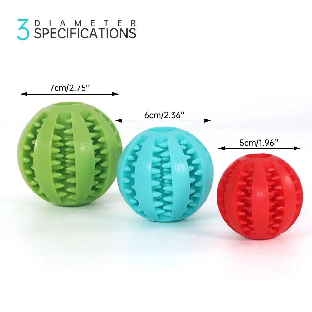 Blue Ball Hemp Rope Toys Treat Interactive Rubber Leaking Balls for Small Dogs Chewing Bite Resistant Pet Tooth Cleaning - Trendypet's Zone