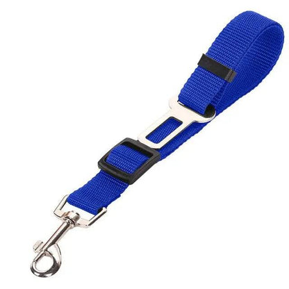 Blue Base Model Pet Supplies Car Seat Belt Dog Seat Belt Dog Leash Vehicle Belt Adjustable Cushioning Elastic Reflective Safety Rope for Dog Cat - Trendypet's Zone