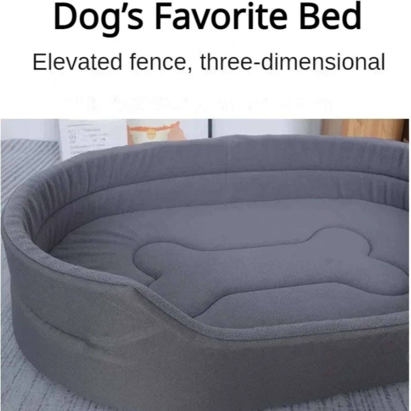 Blue Dog Cushions Pet Sofa Beds Large Dogs Fluffy Pets Accessories Mat Products Puppy Supplies TRENDYPET'S ZONE