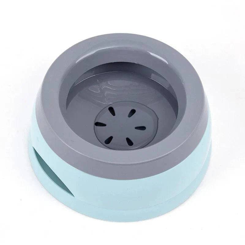 Blue Pet Bowls Floating Not Wetting Mouth Dog Cat Bowl No Spill Drinking Water Feeder Plastic Portable Bowl (Copy) - Trendypet's Zone