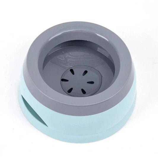 Blue Pet Bowls Floating Not Wetting Mouth Dog Cat Bowl No Spill Drinking Water Feeder Plastic Portable Bowl (Copy) TRENDYPET'S ZONE