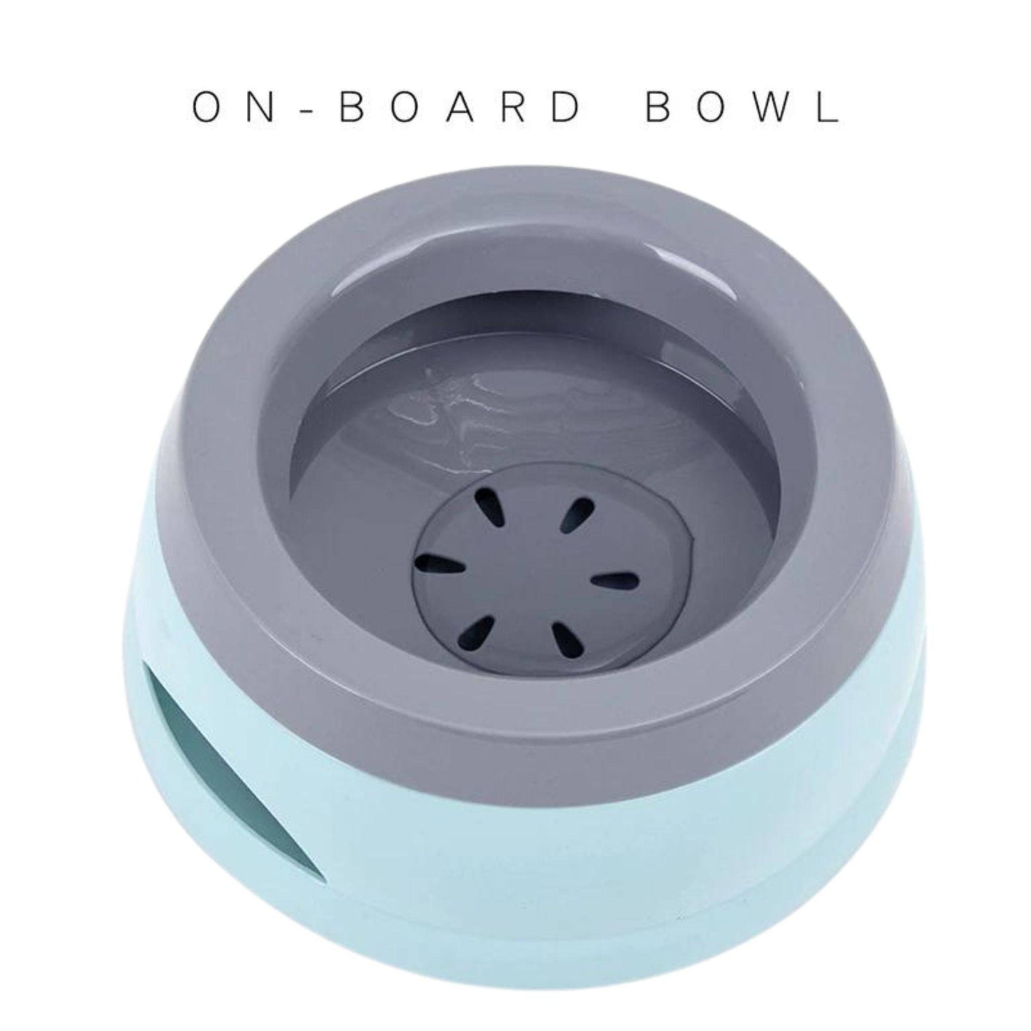 Blue Pet Bowls Floating Not Wetting Mouth Dog Cat Bowl No Spill Drinking Water Feeder Plastic Portable Bowl (Copy) - Trendypet's Zone