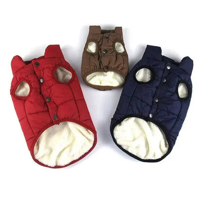 Blue Pet Winter Dog Clothes Jackets Suit Warm Fleece Vest Small Large Dog Waistcoat Clothing Pet Supplies TRENDYPET'S ZONE