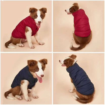 Blue Pet Winter Dog Clothes Jackets Suit Warm Fleece Vest Small Large Dog Waistcoat Clothing Pet Supplies TRENDYPET'S ZONE