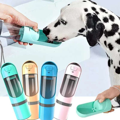 Blue Portable Pet Dog Water Bottle Drinking Bowls For Small Large Dogs - Trendypet's Zone