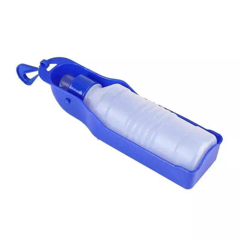 Blue Portable Pet Travel Water Bowl Bottle Feeder Drinking Fountain - Trendypet's Zone