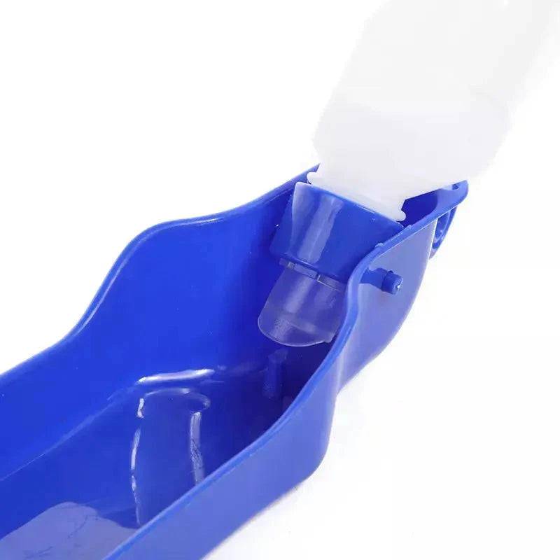 Blue Portable Pet Travel Water Bowl Bottle Feeder Drinking Fountain - Trendypet's Zone