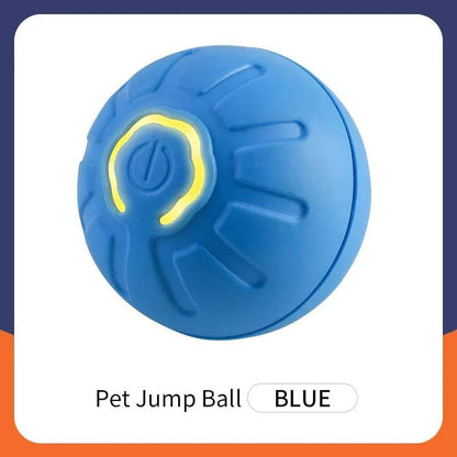 Blue Smart Dog Toy Ball Electronic Interactive Pet Moving Ball USB Automatic Bouncing for Puppy - Trendypet's Zone