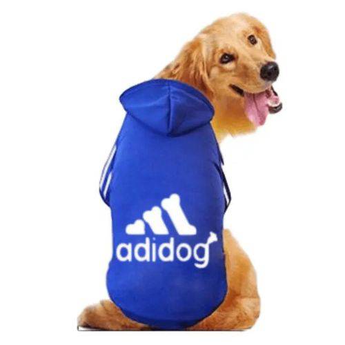 Blue Soft Fleece Pet Dog Puppy Hoodies Warm Sweatshirt Pet Costume Jacket - Trendypet's Zone