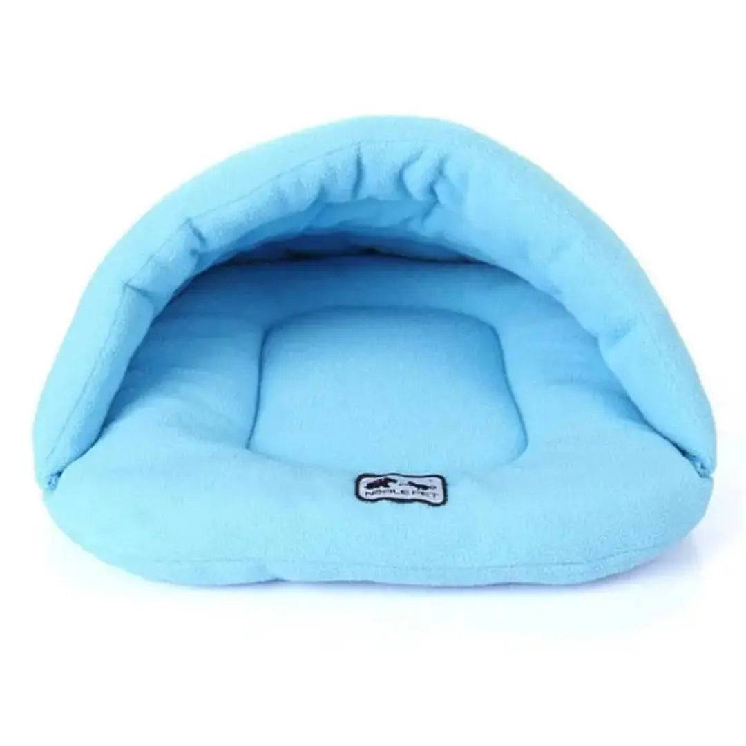 Blue Warm fleece pet sleeping bag pet nest dog nest cat nest rabbit nest large and medium pet nest pet house - Trendypet's Zone