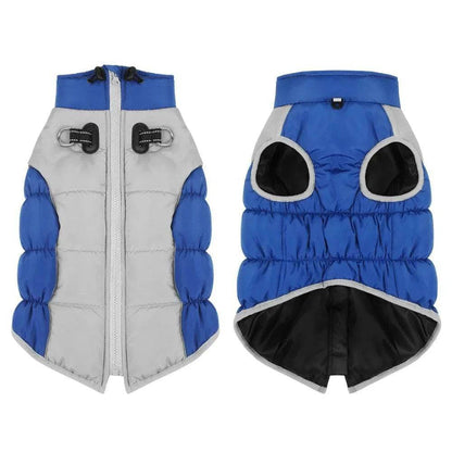 Blue Warm Jacket Waterproof Clothes For Dog Winter Pet Costume Coat Vest TRENDYPET'S ZONE