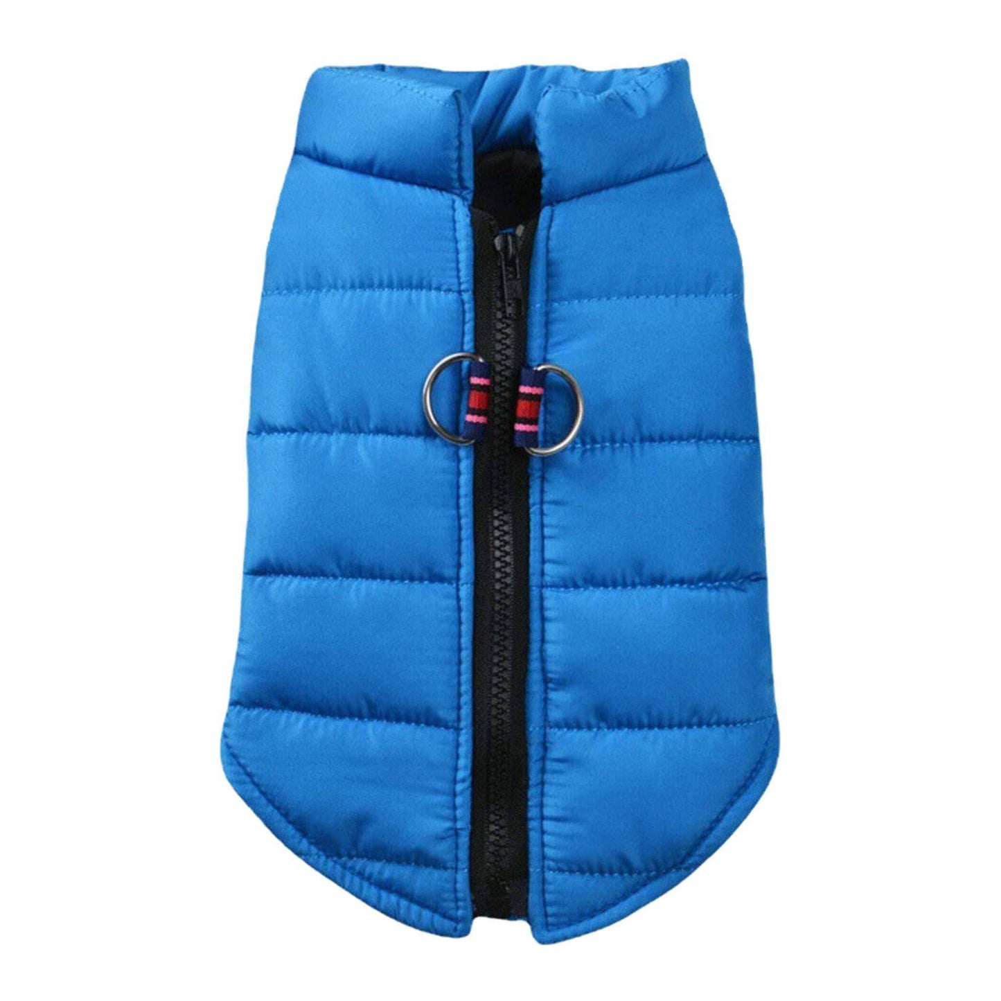 Blue Windproof Pet Dog Coat Jacket Winter Warm Padded Vest TRENDYPET'S ZONE