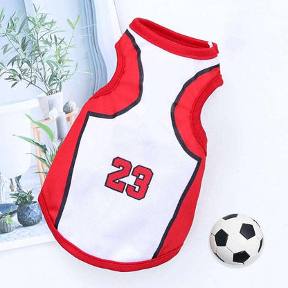 Bulls Pet Clothes Dog Sport Jersey Clothes for Summer Apparel Basketball Clothing Puppy T-Shirts TRENDYPET'S ZONE