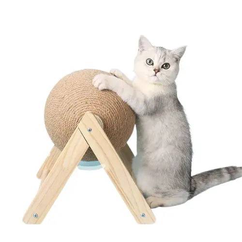 Cat Scratcher Toy Pet Scratching Ball Kitten Sisal Rope Scraper Claw Sharpener Furniture Protector TRENDYPET'S ZONE